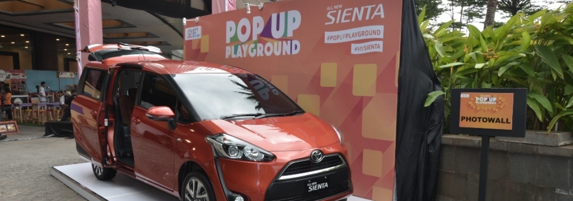 Toyota Mendukung Aktifitas Gaya Hidup Masyarakat Urban Bersama Sienta Pop-Up Playground