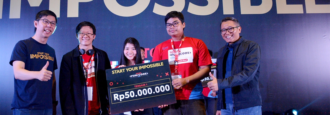 Toyota Fun/Code 2019, Peserta Ajang Kompetisi Membludak 70 Tim Terbaik Bersaing Ketat di Babak Final HackDay