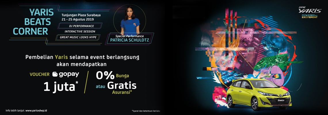 Yaris Beats Corner Tantang Kreativitas Kalangan Millennial Kota Surabaya, Suguhkan Promo Menarik bagi Pengunjung