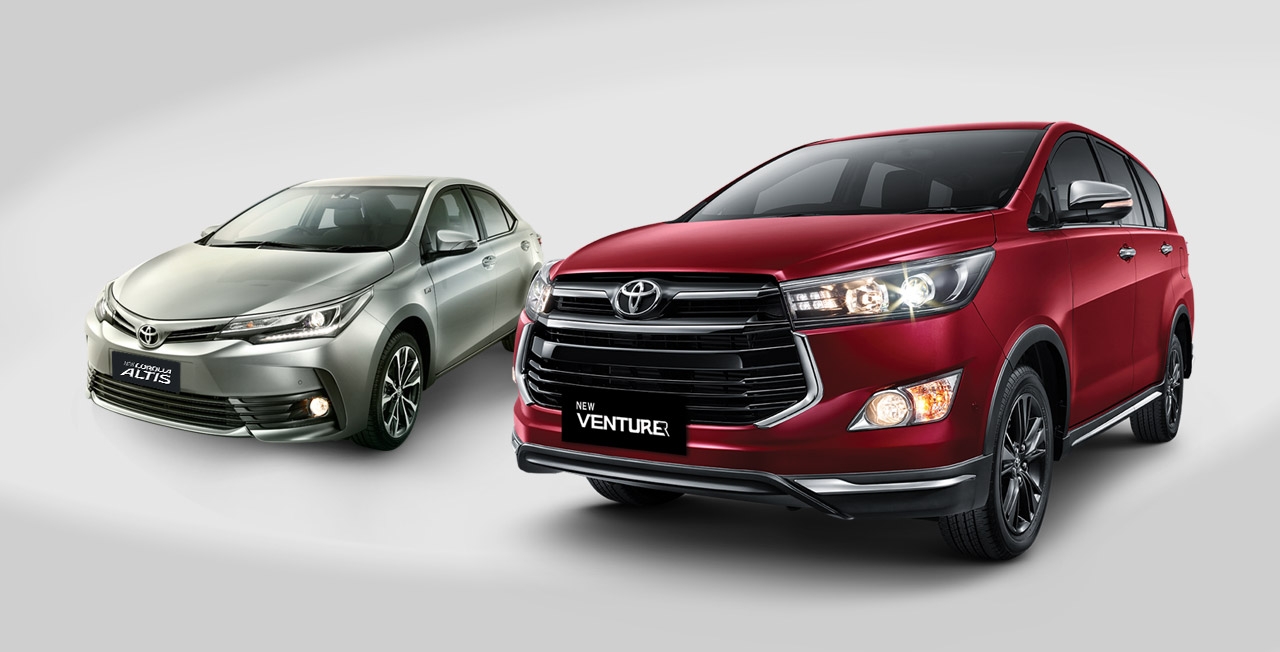 Venturer and Corolla Altis