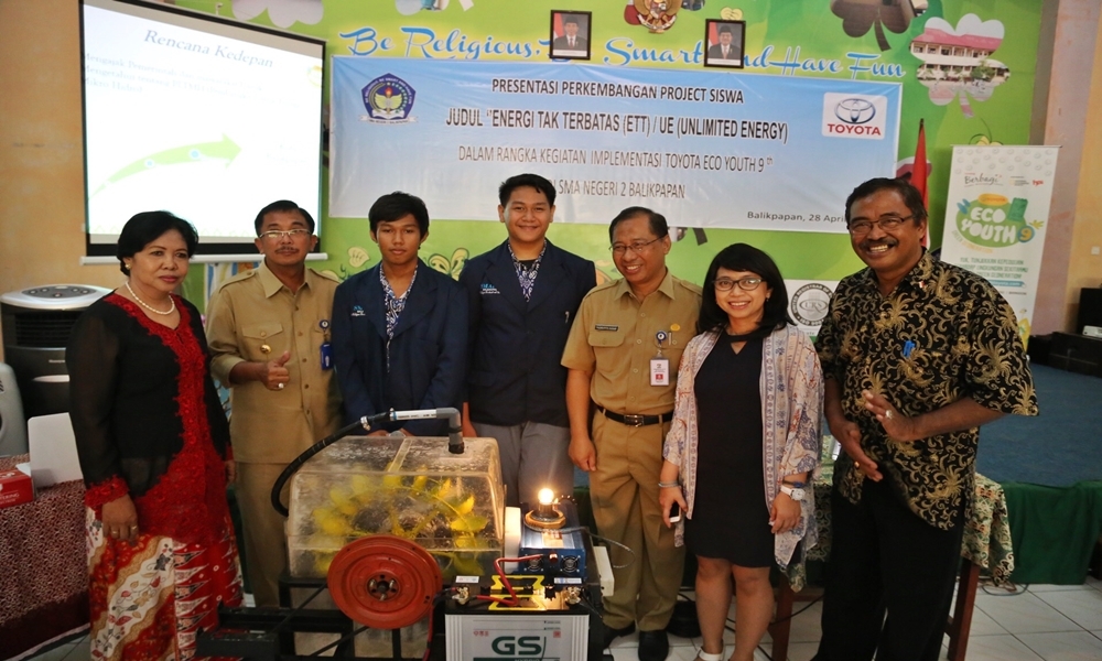 Toyota Indonesia Pantau 20 Proyek Lingkungan Peserta Toyota Eco Youth ke-9 SMAN 2 Balikpapan Menjadi Salah Satu Finalis