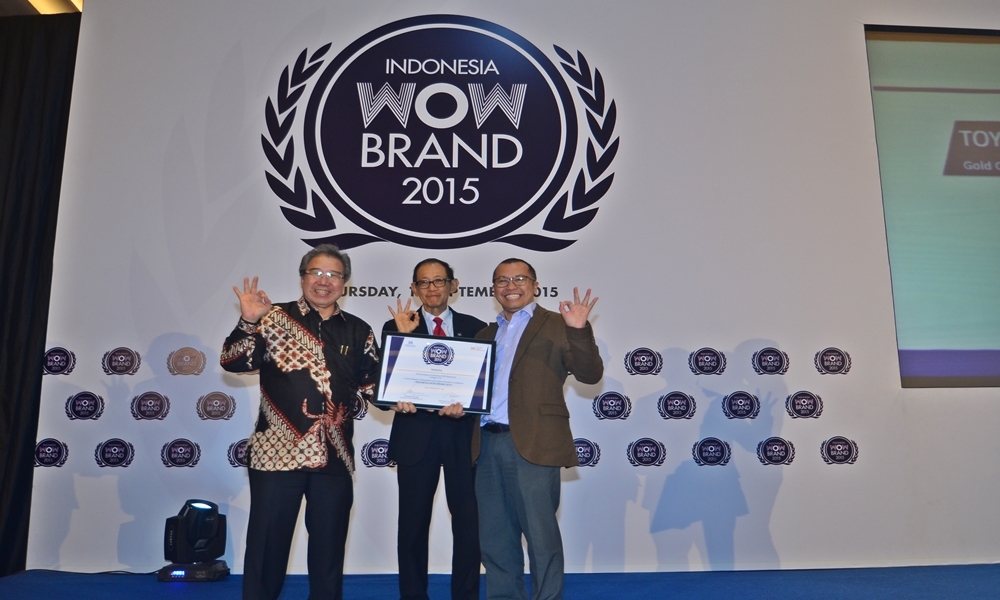 Toyota Astra Motor Berhasil Pertahankan Gelar Indonesia WOW Brand Award 2015