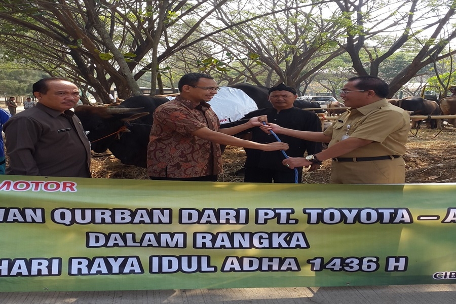 TAM Berkomitmen Kuat Untuk Berkontribusi Dalam Berbagai Aktivitas Sosial - Penyerahan Hewan Qurban Sebagai Bagian dari Agenda Community Development Tahunan