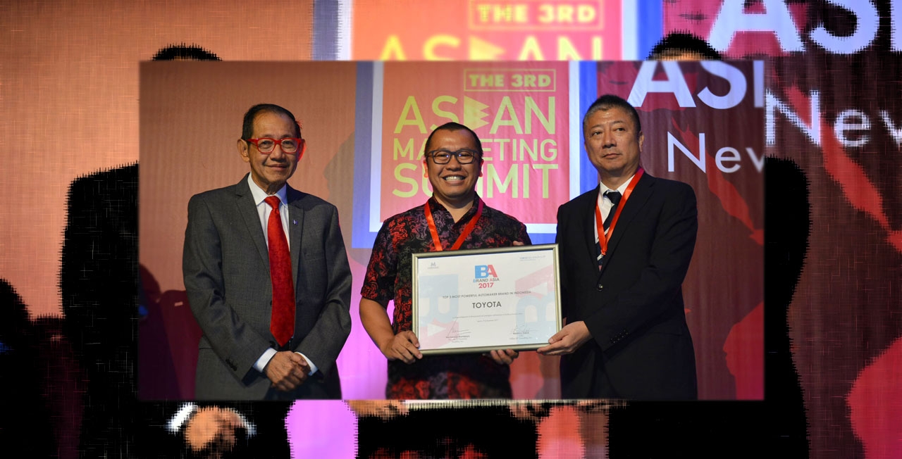 Brand Toyota Raih Penghargaan di 2017 Brand Asia Study