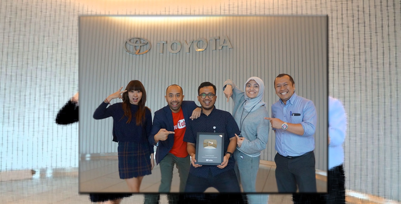 Youtube Channel Toyota Indonesia Raih Silver Play Button dari Google Indonesia