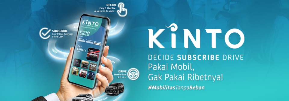 TAF Hadirkan Pelayanan Terbaru Berlangganan Mobil Secara Online Melalui “KINTO ONE”