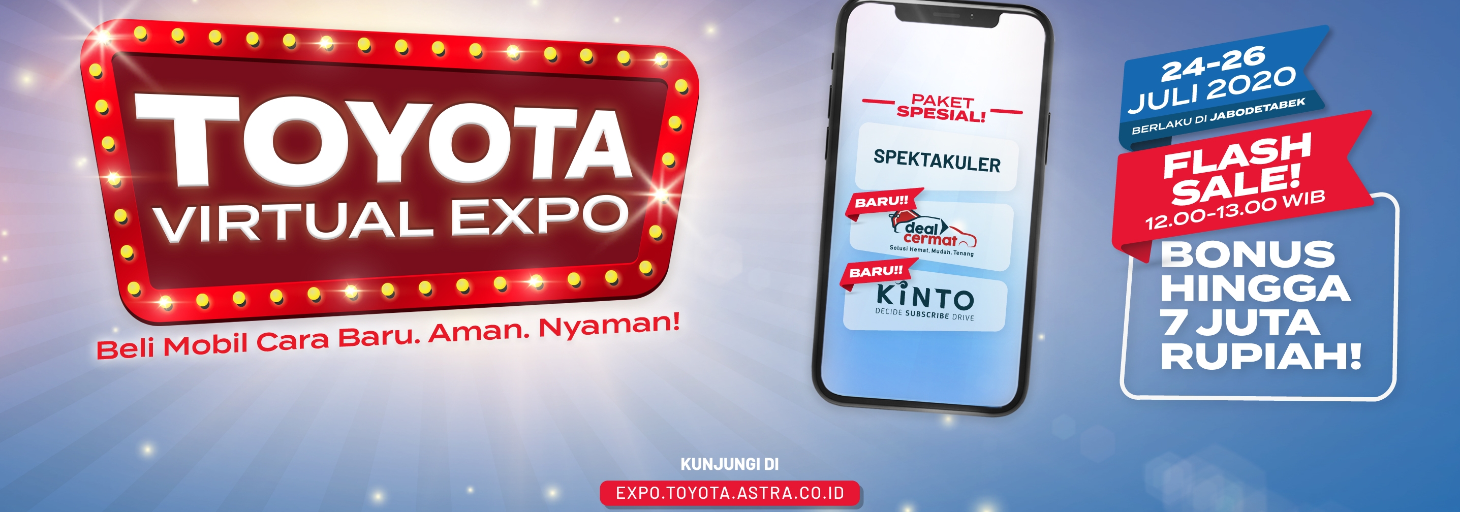 TAM Hadirkan “Toyota Virtual Expo” Guna Tetap Dekat dengan Pelanggan dalam Memberikan Pengalaman Bertransaksi Yang Mudah Dan Aman Secara Online - “Deal Cermat” Turut Menawarkan Program Menarik Di “Toyota Virtual Expo”