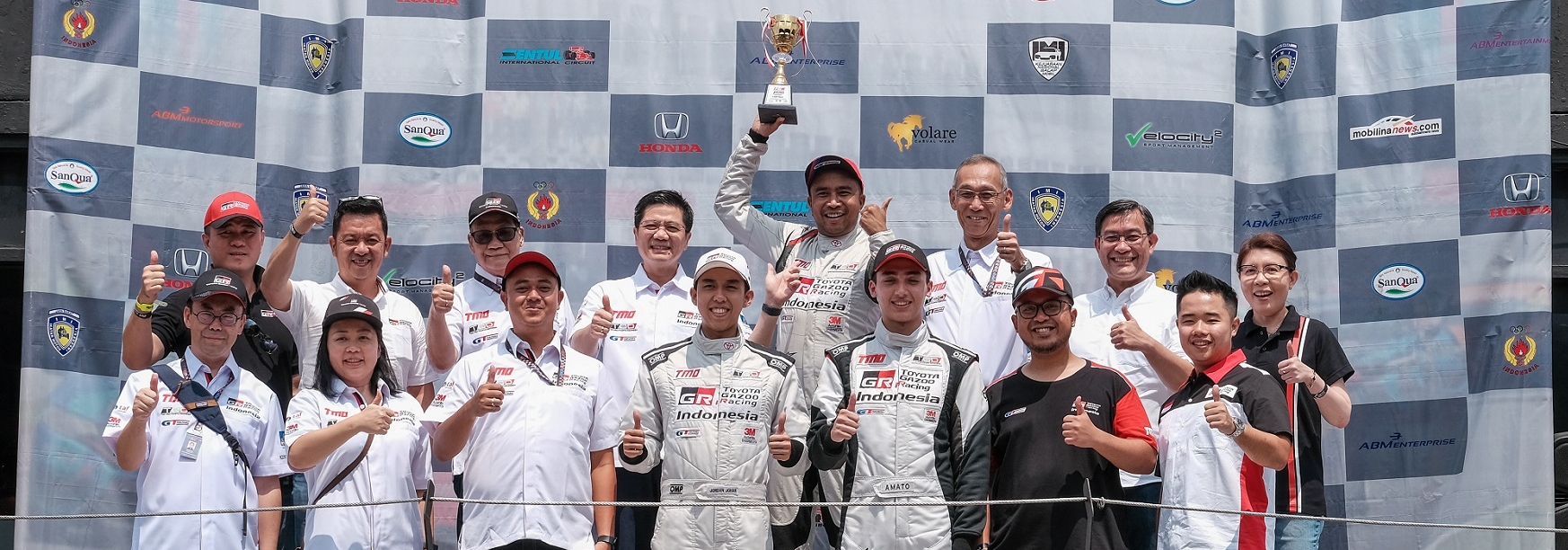 TOYOTA GAZOO Racing Indonesia Adds to Trophy Collection: Successfully Retains National Champion Titles in ITCR 1,600 Max and National Team Champion in ITCR 1,200 at Indonesia Sentul Series of Motorsport (ISSOM) 2023