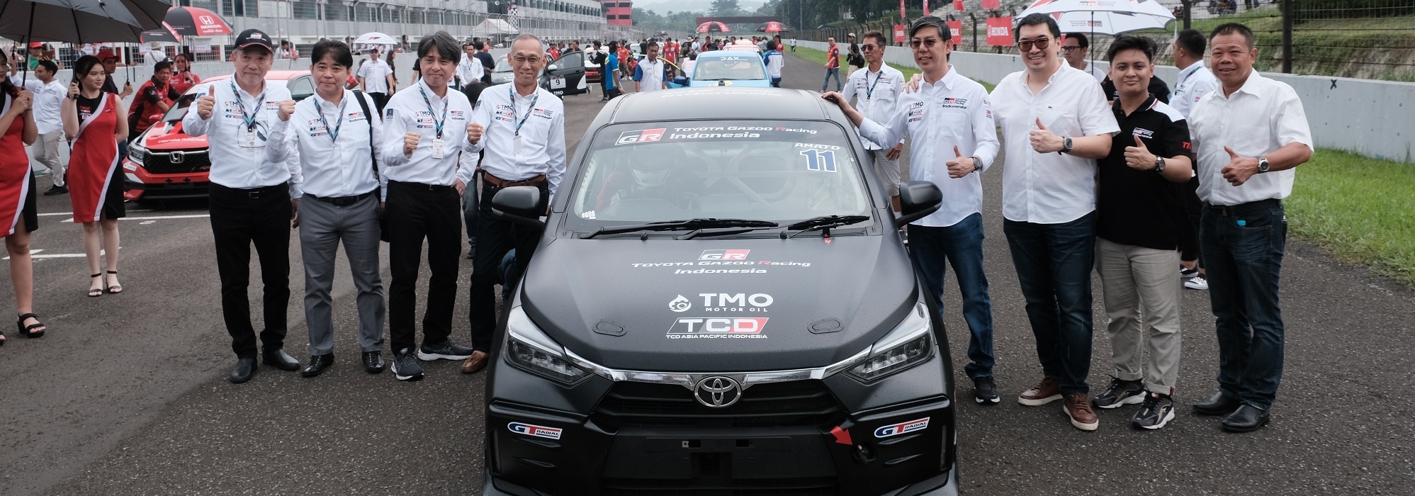 All New Agya GR Sport Langsung Gas Pol, TOYOTA GAZOO Racing Indonesia Raih Podium Juara 1 di Seri Pembuka Kejurnas ITCR 1.200 ISSOM 2024