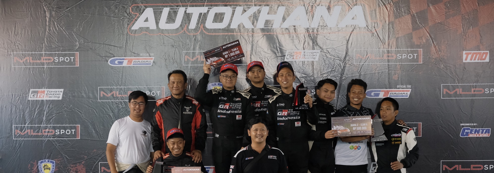 Podium Finishes in All Entered Classes, TOYOTA GAZOO Racing Indonesia Dominates Again in the MLDSPOT Autokhana National Slalom Championship 2024 Series 2