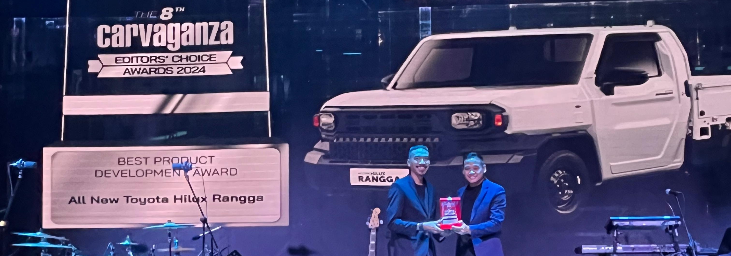 Carvaganza Editors’ Choice Award 2024:  All New Hilux Rangga Raih Best Product Development Award 