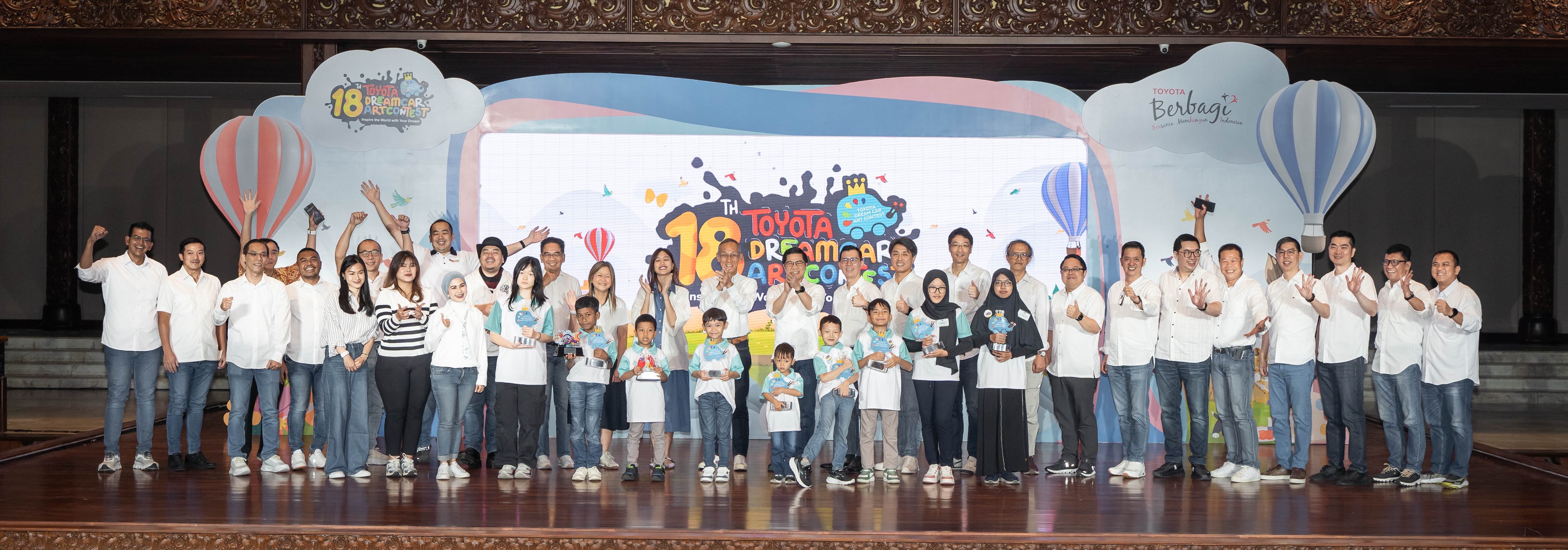 Pemenang Toyota Dream Car Art Contest ke-18: Pilar CSR Toyota Berbagi Ilmu dengan Melibatkan 21 Group Dealer Resmi Toyota, Lebih dari 30 Provinsi Terlibat, serta Peserta yang Makin Inklusif dengan Kreativitas dan Imajinasi Visioner