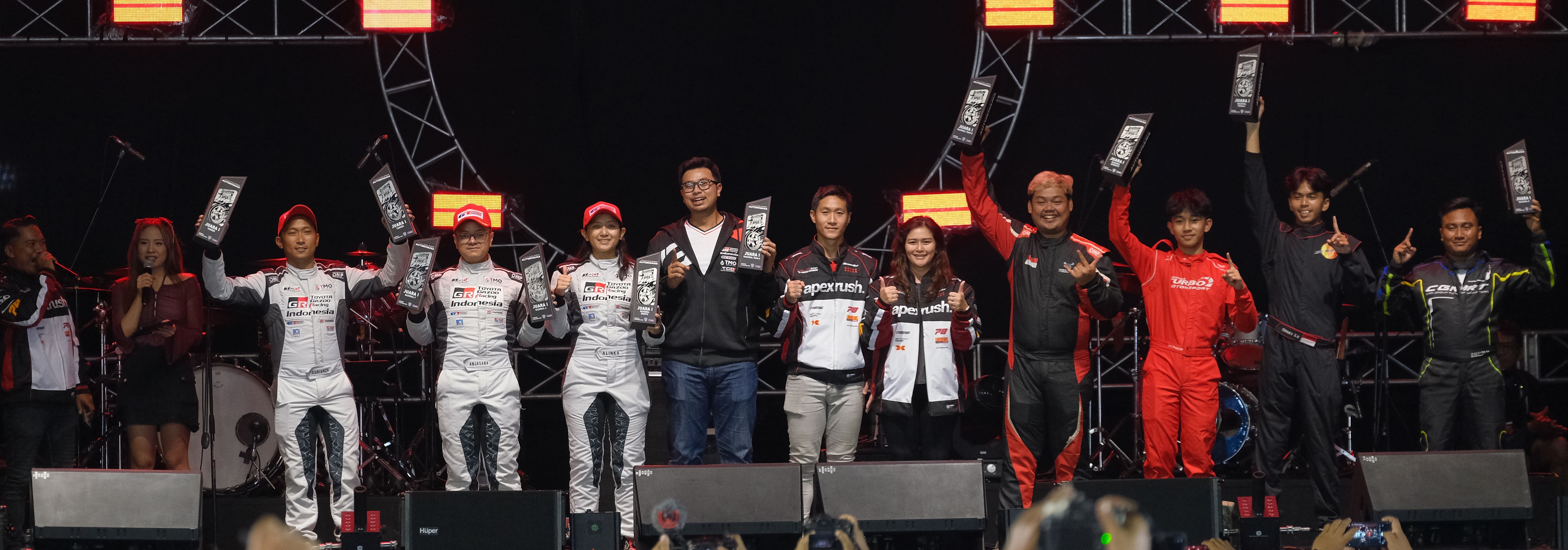 TOYOTA GAZOO Racing Indonesia Cetak Sejarah Baru: Sapu Bersih 6 Gelar Juara Nasional Slalom 2025 bersama New Agya GR Sport