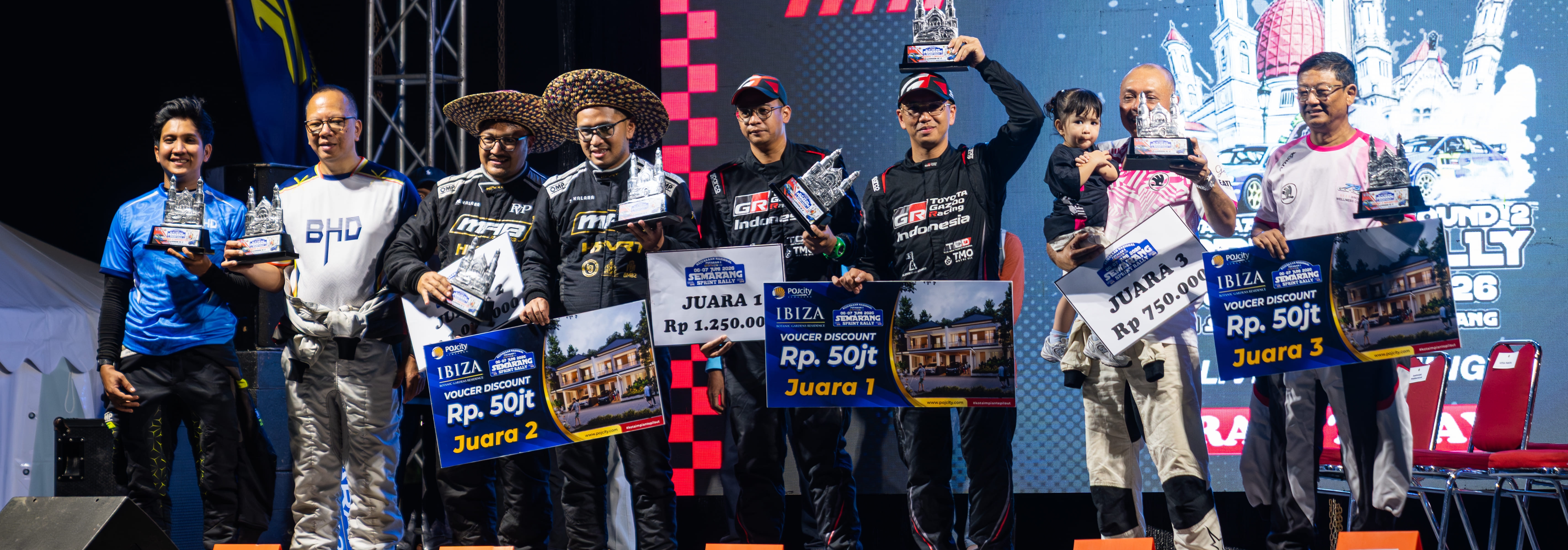 Jaga Konsistensi, TOYOTA GAZOO Racing Indonesia Kembali Raih Podium Pertama Kelas RC2 Kejurnas Sprint Rally 2026 Seri ke-2