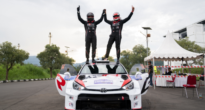 Kejurnas Sprint Rally 2025 Seri ke-2:  Dominasi TOYOTA GAZOO Racing Indonesia Kuasai Semua Special Stage Untuk Raih Podium Pertama