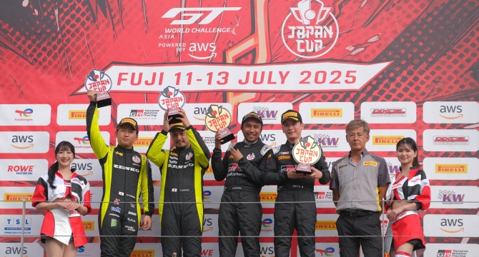 GR Supra GT4 Evo 2 Pertahankan Peak Performance di Home Race,  TOYOTA GAZOO Racing Indonesia Kembali Meraih Double Winner Kelas GT4 Event GT World Challenge Asia Japan Cup 2025 Seri ke-3 dan ke-4 