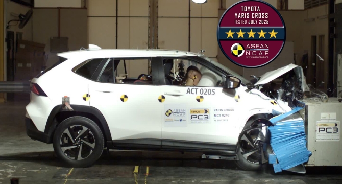 Toyota Yaris Cross Raih Rating Bintang-5 dari ASEAN NCAP, Buktikan Keunggulan Fitur Safety Urban SUV Andal