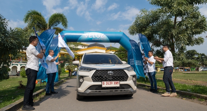 New Veloz Hybrid EV Tuntaskan Ekspedisi Lintas Nusa di Medan, Sumatra Utara Setelah Sukses Menempuh Jarak Lebih Dari 7.000 Kilometer