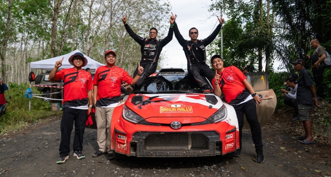 Kuasai 10 dari 13 Special Stage,  TOYOTA GAZOO Racing Indonesia Kunci Gelar Juara di Dua Seri Pembuka Kejurnas Rally 2026 Bersama GR Yaris Rally2