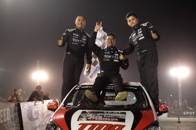 Raih Juara Nasional Kejurnas Slalom MLD SPOT Auto Gymkhana 2019,  Toyota Team Indonesia (TTI) Cetak Rekor Kemenangan 3 Tahun Berturut-Turut