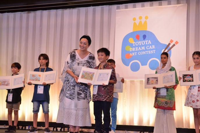 Toyota Dream Car Art Contest, Anak Indonesia Kembali Berjaya di Lomba Gambar Internasional di Jepang