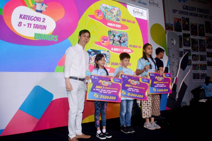 Pengumuman Pemenang Lomba Anak-Anak Menggambar Mobil Impian “TOYOTA DREAM CAR ART CONTEST (TDCAC) 2019