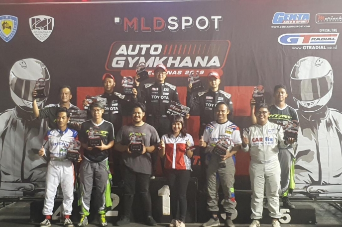 Raih Juara Nasional Kejurnas Slalom MLD SPOT Auto Gymkhana 2019,  Toyota Team Indonesia (TTI) Cetak Rekor Kemenangan 3 Tahun Berturut-Turut