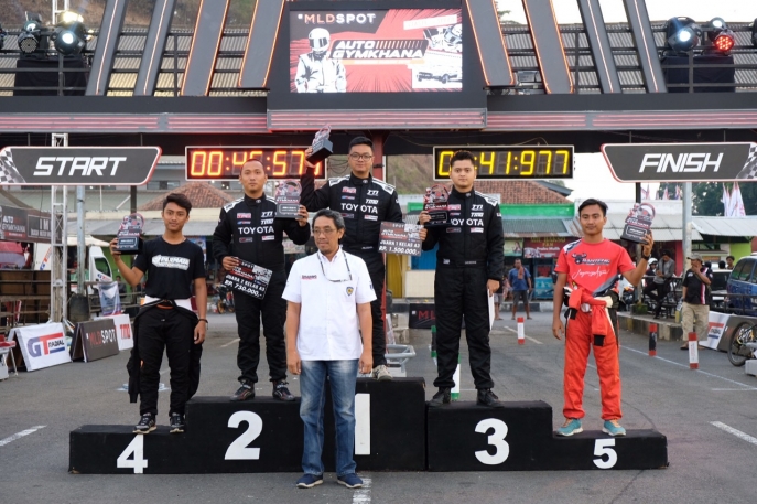 Kejuaraan Nasional Slalom MLD SPOT Auto Gymkhana 2019 Tampil Kompak di Cianjur, Toyota Team Indonesia Puncaki Klasemen Sementara MLD SPOT Auto Gymkhana 2019