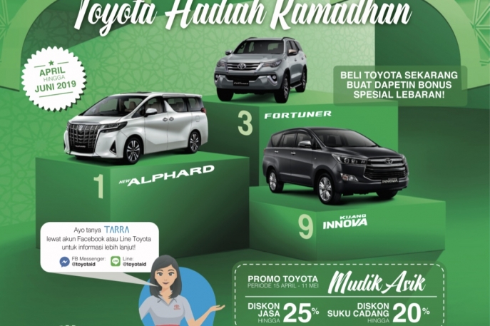 Toyota Hadiah Ramadhan - Beli Toyota Dapat Kesempatan Menangkan Alphard