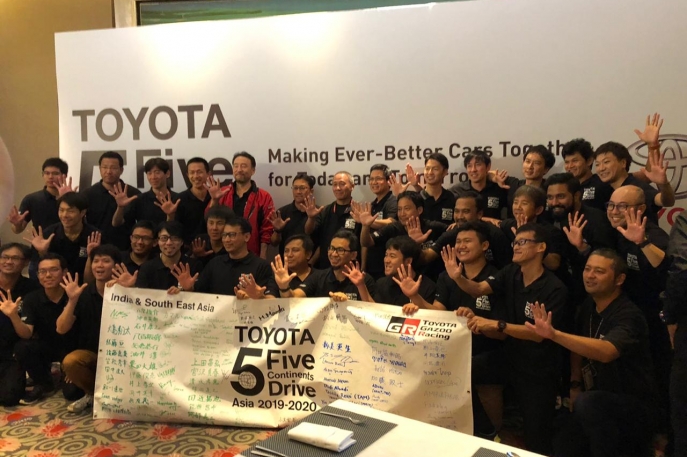 Toyota 5 Continents Drive Asia 2019–2020 "Toyota Perkuat Komitmen Hadirkan Ever-Better Cars Dengan Tinjau Langsung Kondisi Jalan dan Kebutuhan Konsumen di Indonesia"