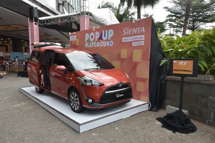 Toyota Mendukung Aktifitas Gaya Hidup Masyarakat Urban Bersama Sienta Pop-Up Playground