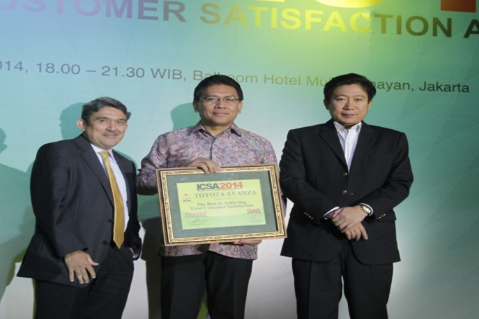 Toyota Avanza dan Rush Raih Indeks Kepuasan Pelanggan Tertinggi Dalam Indonesian Customer Satisfaction Award (ICSA) 2014