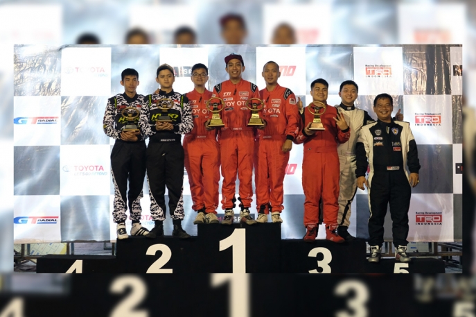 Toyota Team Indonesia (TTI) TRD Sapu Bersih Podium Kelas Bergengsi F Modifikasi Kerjurnas Gymkhana 2018