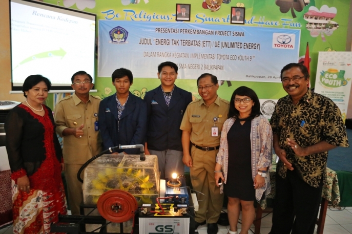 Toyota Indonesia Pantau 20 Proyek Lingkungan Peserta Toyota Eco Youth ke-9 SMAN 2 Balikpapan Menjadi Salah Satu Finalis