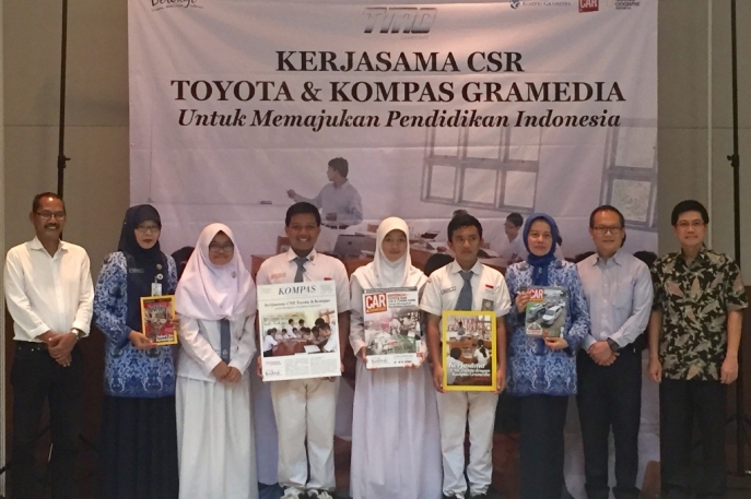 Toyota Berbagi : Donasi Bahan Bacaan ke-400 Sekolah di 34 Provinsi