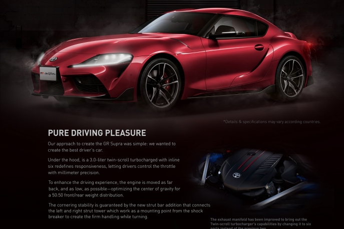Greatness Reinvented - Hadir Dalam Balutan Excitement, Legendary Sports Car Toyota GR Supra Kini Tampil Lebih Bertenaga