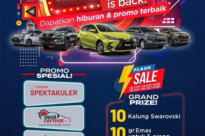 TAM Hadirkan “Toyota Virtual Expo” Berskala Nasional Guna Tetap Dekat dengan Pelanggan - “Berbagai Sales dan Aftersales Program serta Puluhan Grand Prize Dengan Hadiah Menarik Bisa Didapatkan Pelanggan Selama Acara Berlangsung”