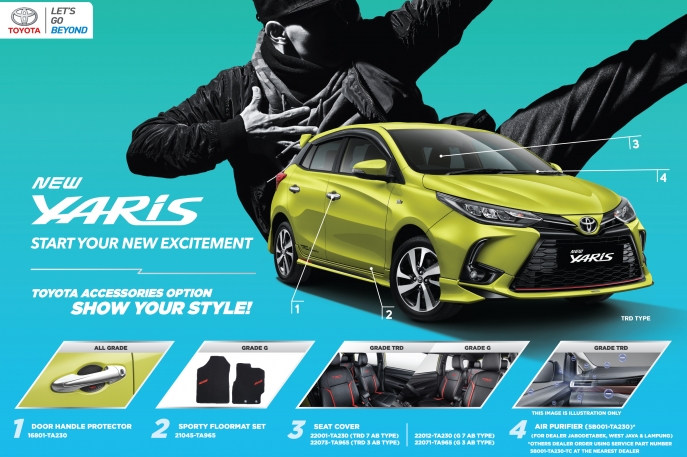 Toyota Customization Option - Hadirkan Total Mobility Solution dengan Hadirkan Fitur Kesehatan, Toyota Perluas Pilihan Aksesoris bagi Pelanggan Calya, Avanza, Rush dan Hilux