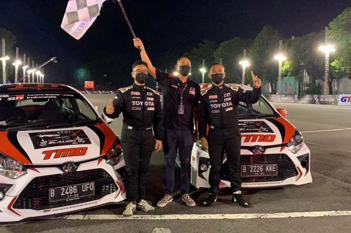 50 Tahun Toyota di Indonesia: Tampil Dengan Livery Baru TOYOTA GAZOO Racing, Toyota Agya Bawa Pembalap Toyota Team Indonesia Meraih Podium di 4 Kelas Sekaligus pada Seri 1 Kejurnas Slalom 2021