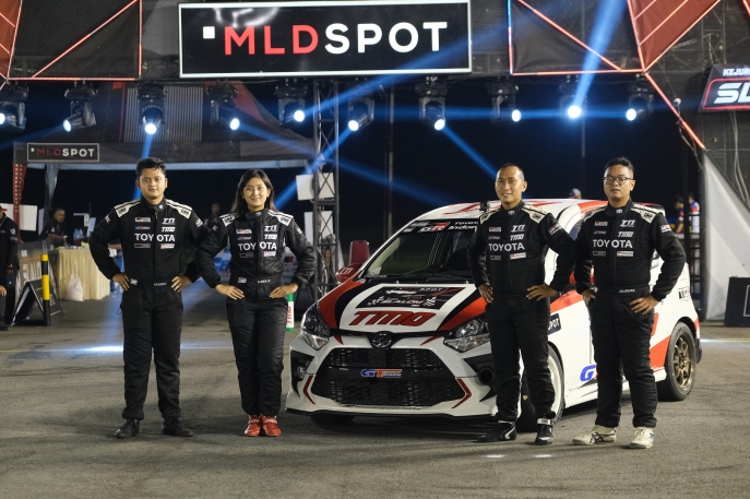 50 Tahun Toyota di Indonesia: Tampil Maksimal Andalkan Toyota Agya GR Sport, Pembalap Toyota Team Indonesia Perkuat Peluang Untuk Meraih Gelar Juara Nasional MLDSPOT Kejurnas Slalom 2021