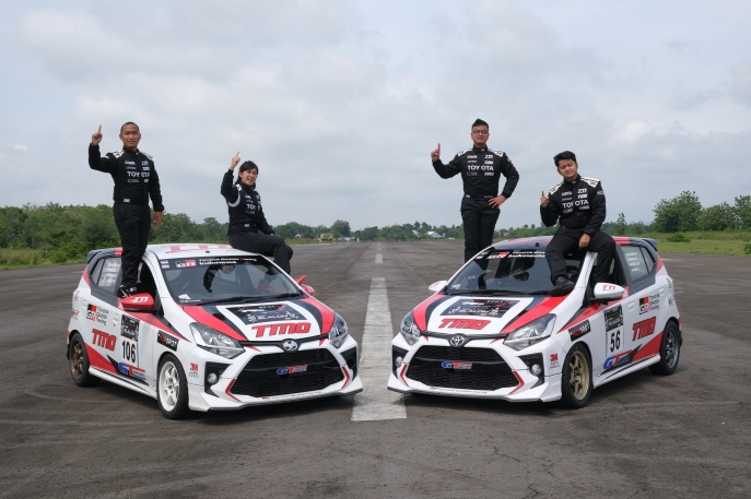 50 Tahun Toyota di Indonesia: Sukses Raih Gelar Juara Nasional Indonesia Touring Car Race Max 2021, Toyota Team Indonesia Kembali Cetak Prestasi Sapu Bersih 3 Gelar Juara Nasional MLDSPOT Kejurnas Slalom 2021 Bersama Agya GR Sport