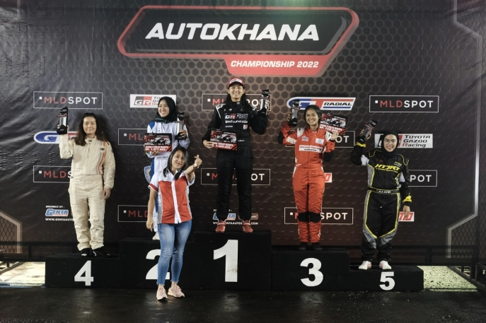 Tampil All Out, TOYOTA GAZOO Racing Indonesia Sapu Bersih Podium di Seri Pertama MLDSPOT Autokhana Kejurnas Slalom 2022