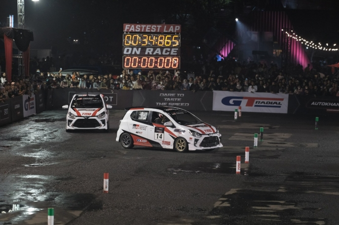 Tampil All Out, TOYOTA GAZOO Racing Indonesia Sapu Bersih Podium di Seri Pertama MLDSPOT Autokhana Kejurnas Slalom 2022