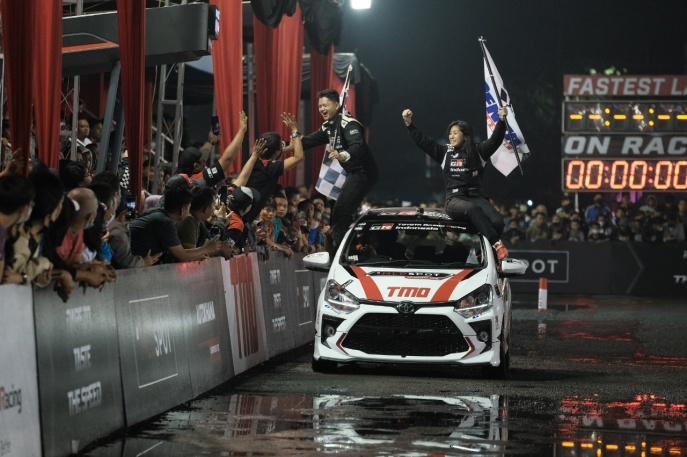 Tampil All Out, TOYOTA GAZOO Racing Indonesia Sapu Bersih Podium di Seri Pertama MLDSPOT Autokhana Kejurnas Slalom 2022