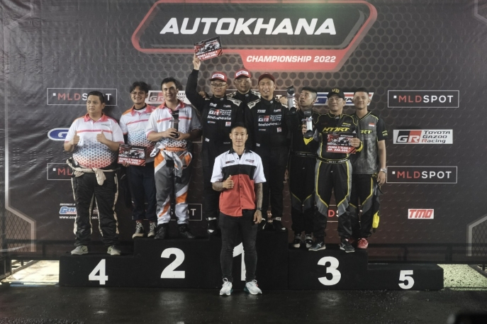 Tampil All Out, TOYOTA GAZOO Racing Indonesia Sapu Bersih Podium di Seri Pertama MLDSPOT Autokhana Kejurnas Slalom 2022