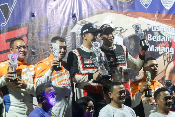 Kombinasi Apik Skill Pembalap dan Chemistry Kuat Antar Tim, TOYOTA GAZOO Racing Indonesia Kembali Raih Podium Pertama Kejurnas Sprint Rally 2023 Seri ke-5