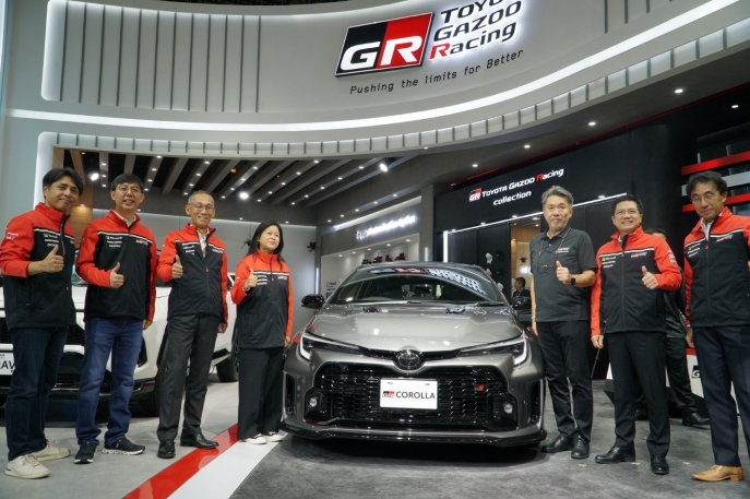 GAZOO Racing Pajang Model-Model yang Sporty dan Powerful beserta Motorsport Ecosystem Bersamaan dengan Livery Baru TGRI di Ajang Indonesia International Motor Show 2024