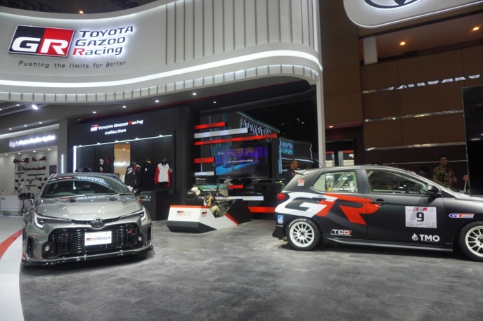 GAZOO Racing Pajang Model-Model yang Sporty dan Powerful beserta Motorsport Ecosystem Bersamaan dengan Livery Baru TGRI di Ajang Indonesia International Motor Show 2024