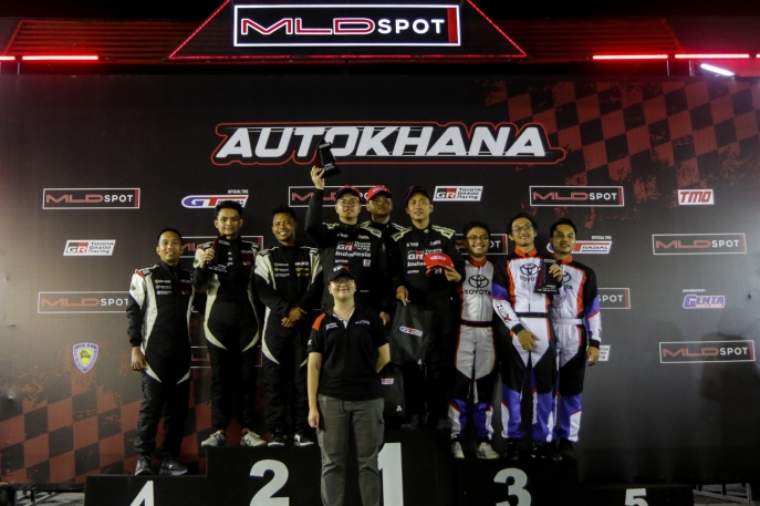 All-New Agya GR Sport Langsung Unjuk Gigi,  TOYOTA GAZOO Racing Indonesia Menguasai Podium Juara Kelas F di Event MLDSPOT Autokhana Kejurnas Slalom 2024 Seri Pertama