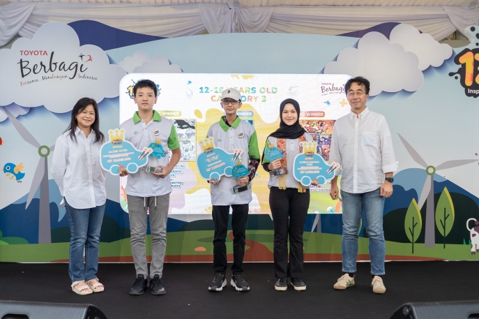 Kado Istimewa di Bulan Kemerdekaan, Karya Anak Bangsa Indonesia Berhasil Menjadi Pemenang Utama pada Ajang Global Toyota Dream Car Art Contest ke-17 di Jepang